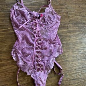 Purple lace teddie